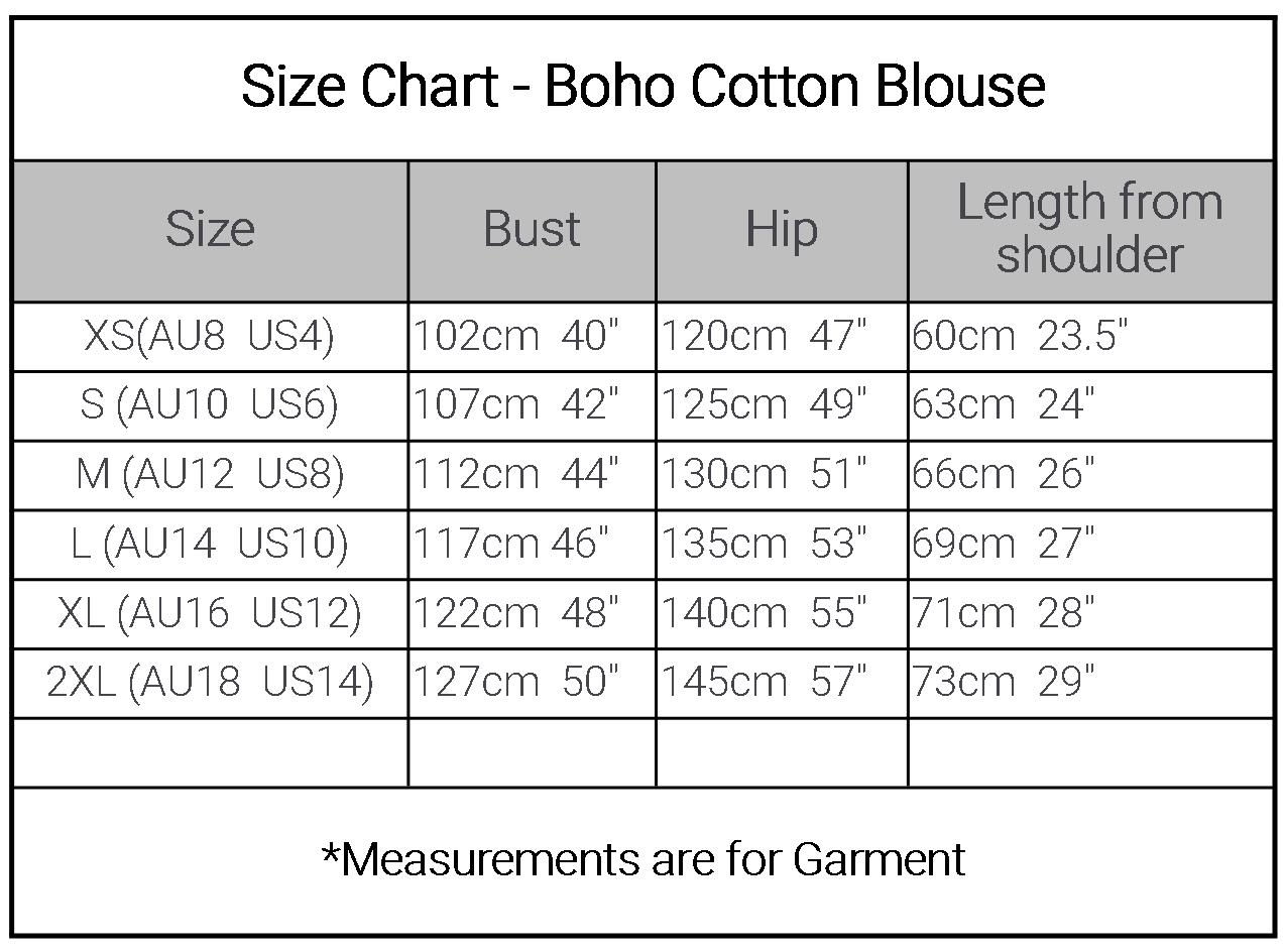 Coldwater Creek Size Chart