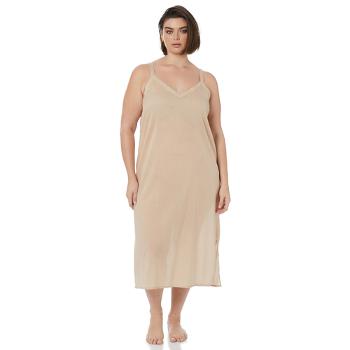 Bella Wide Strap Maxi Dress Slip | Cotton | L - 6XL