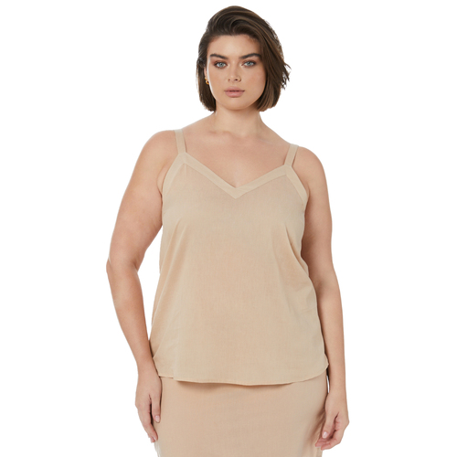 Cotton Camisole | Bella | Comfortable Wide Strap | L -6XL